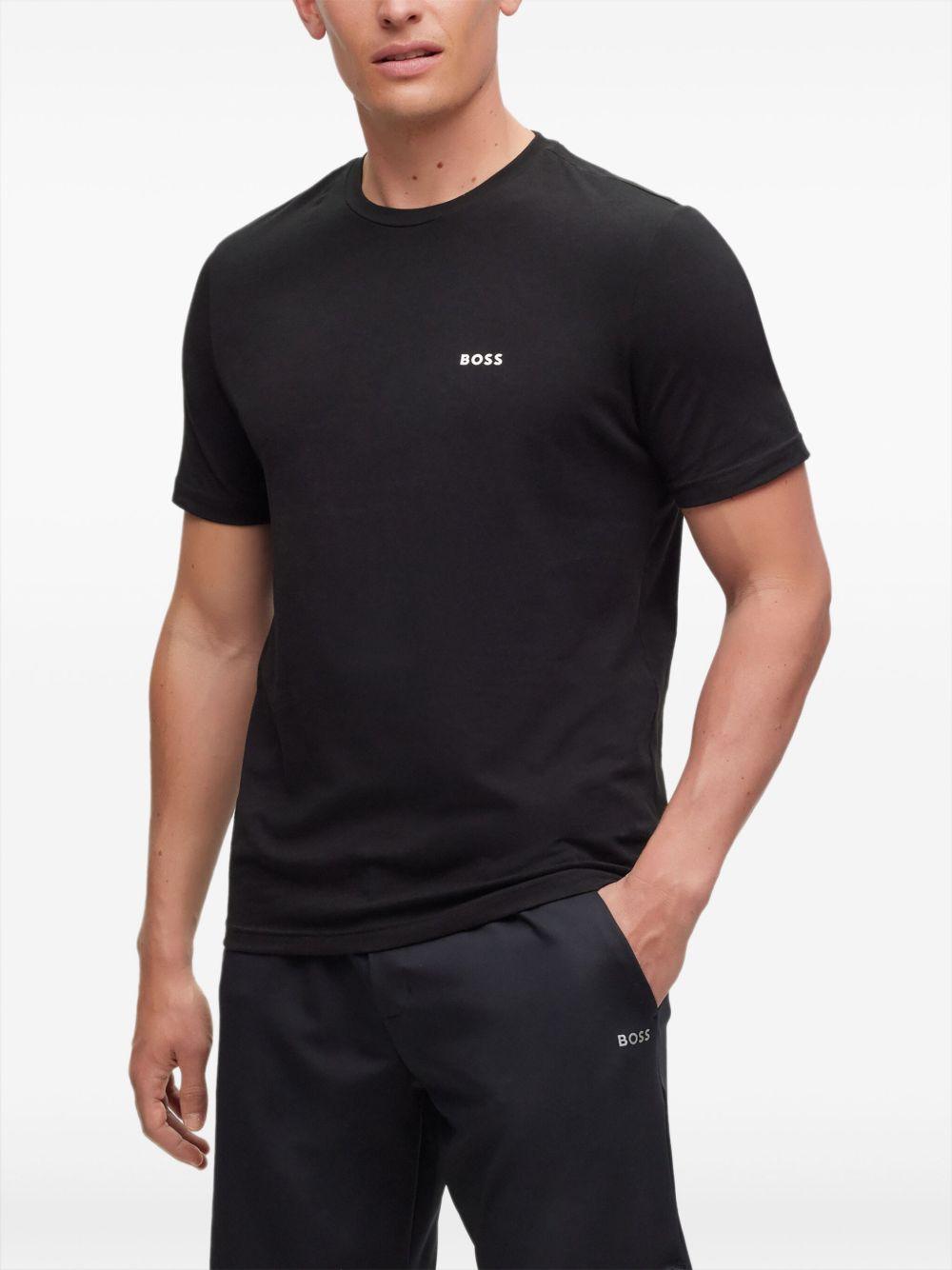 logo-print cotton T-shirts (pack of two) Product Image