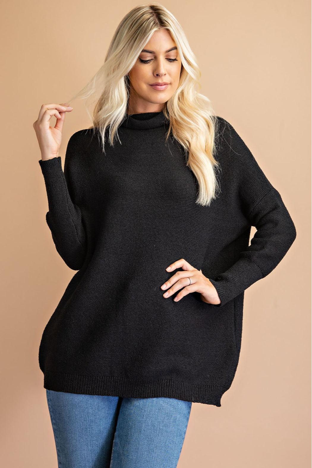 Turtleneck Pullover Sweater Product Image