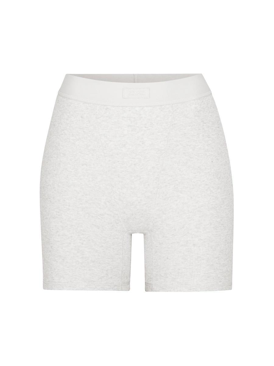 Womens Cotton Rib Boxer Product Image