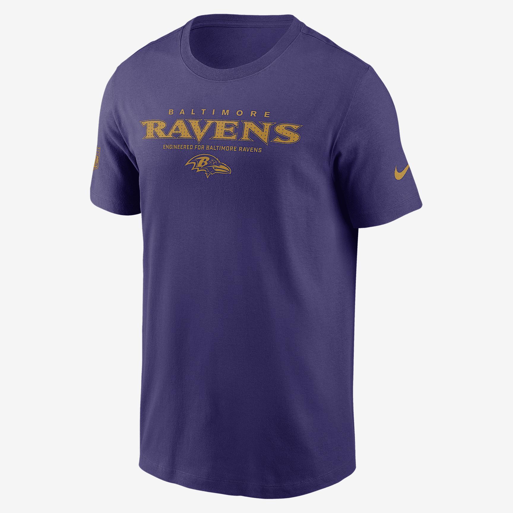 Baltimore Ravens Sideline Team Issue Nike Men's Dri-FIT NFL T-Shirt Product Image