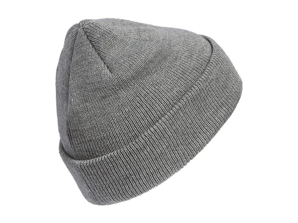 adidas Team Issue Fold Beanie (Heather Grey/White F23) Beanies Product Image