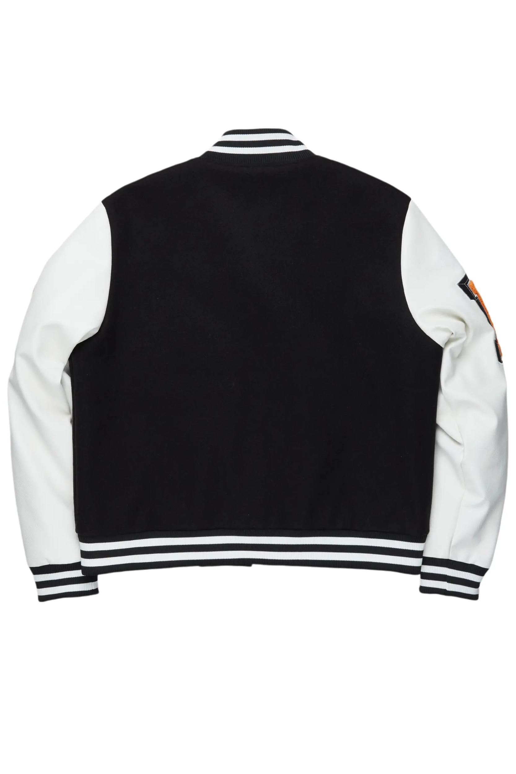 Eisen Black Varsity Jacket Male Product Image