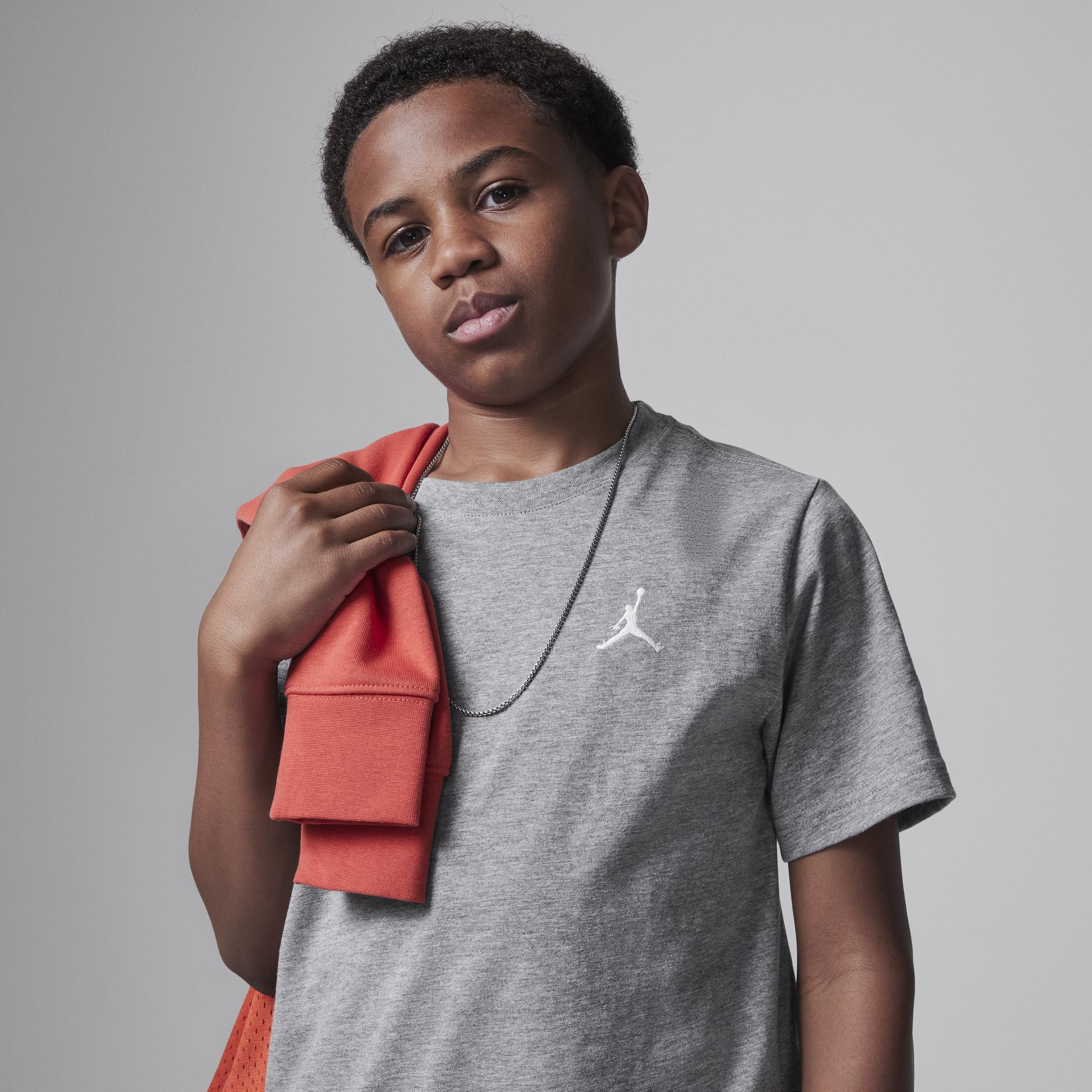 Jordan Big Kids Jumpman Air Embroidered T-Shirt | 95D266-001 Product Image