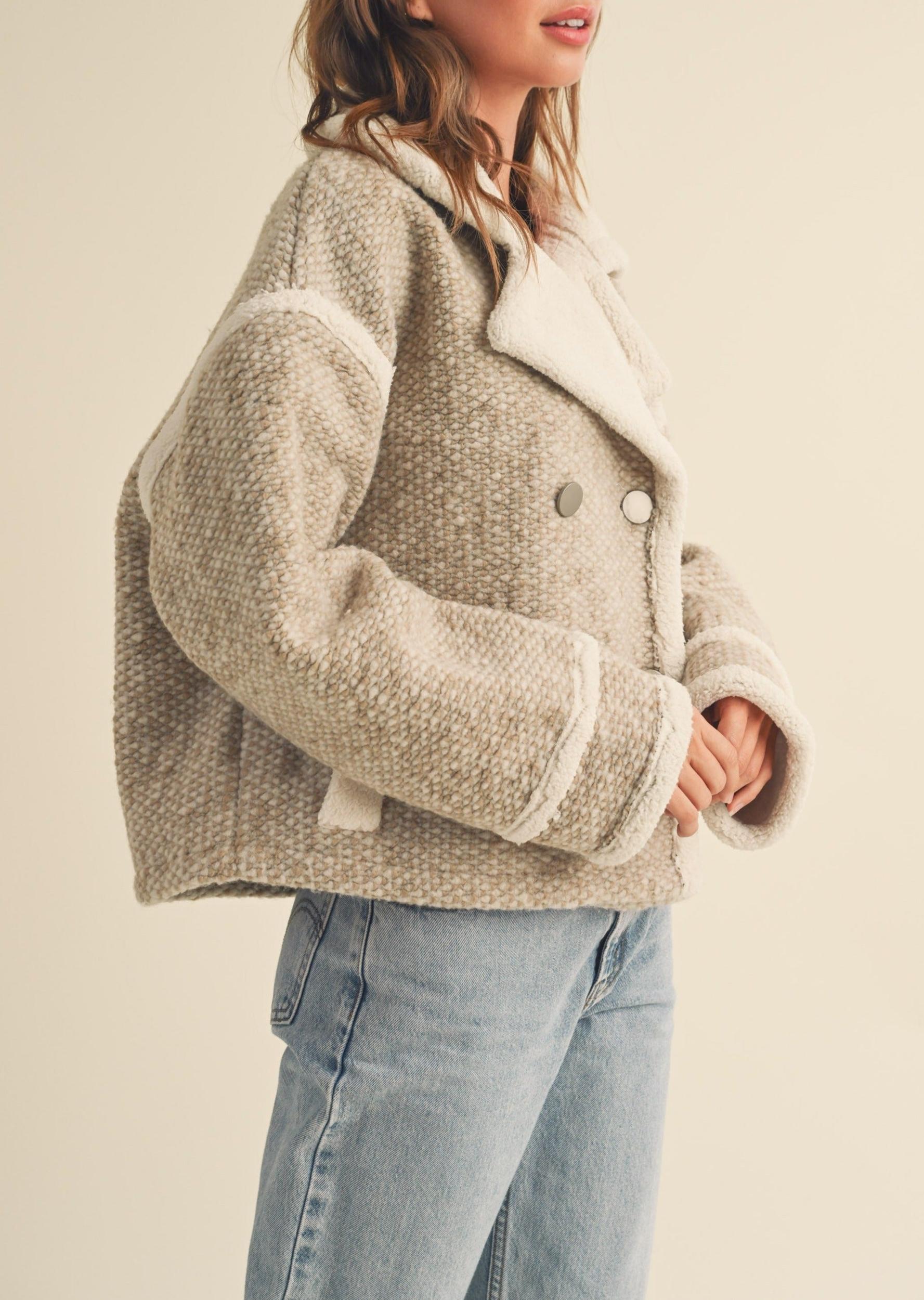 Retro Collar Sherpa Jacket Product Image