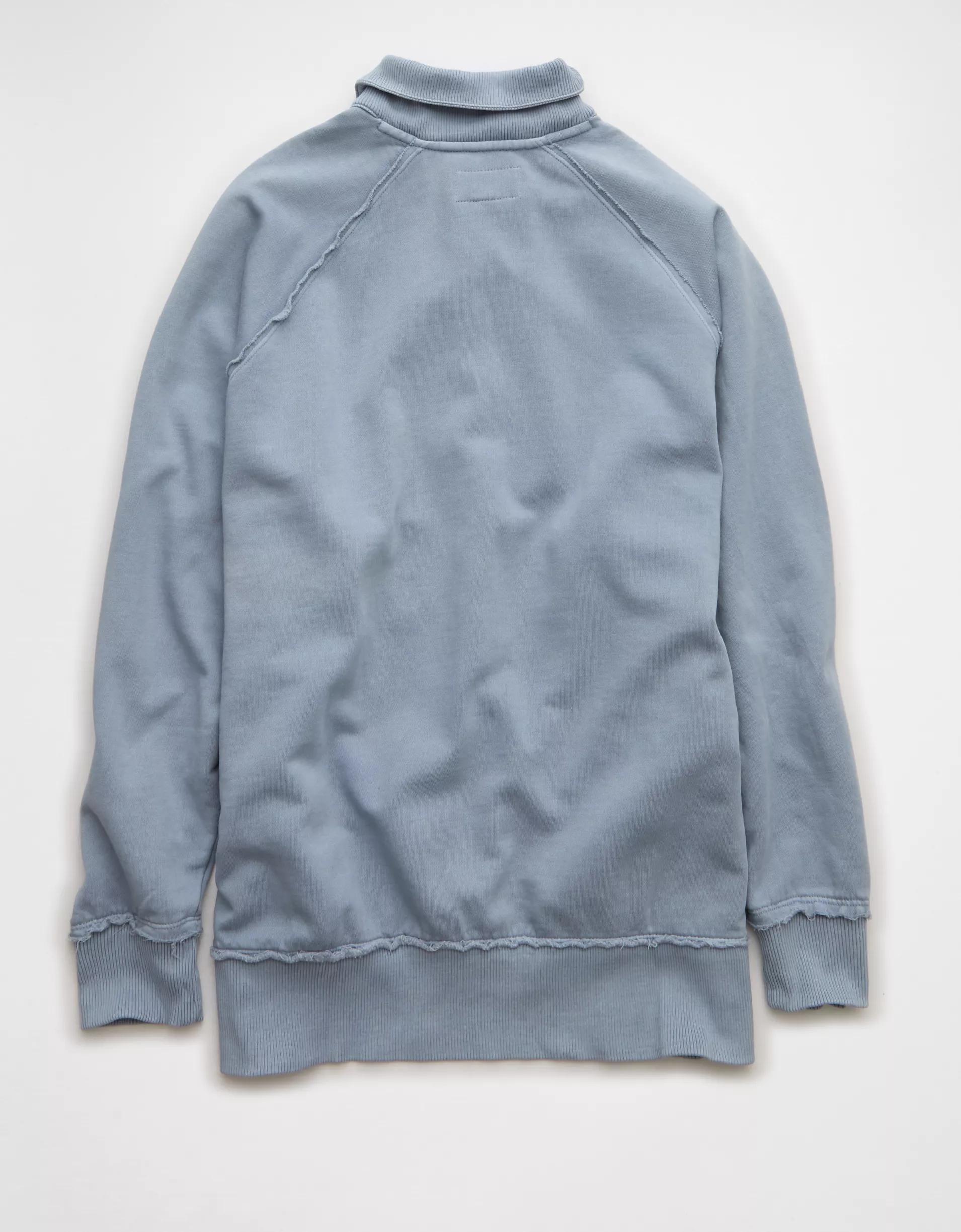 AE Big Hug Henley Sweatshirt Product Image
