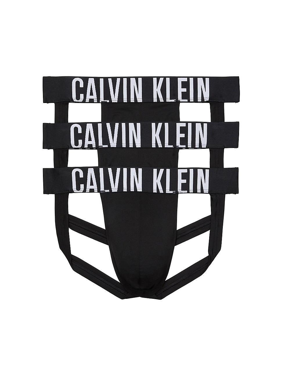 Calvin Klein Mens Intense Power Micro 3-Pack Jock Strap - Multi Product Image