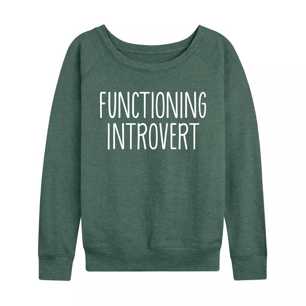 Women's Functioning Introvert French Terry Long Sleeve Tee, Girl's, Size: XL, Grey Juniper Product Image