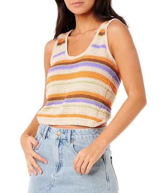 Rip Curl Cala Nights Sleeveless Cropped Tank Top Product Image