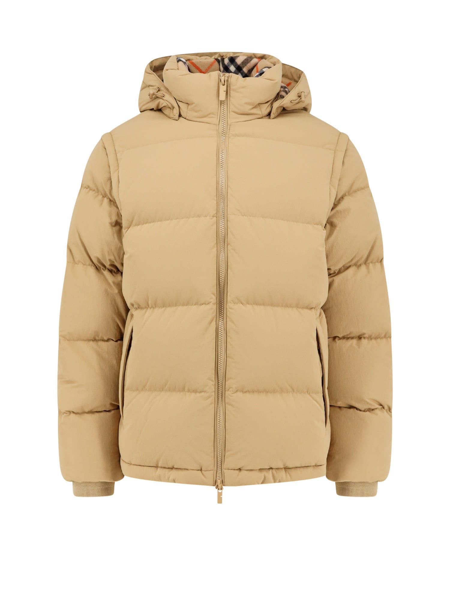 BURBERRY Jacket In Sand Product Image