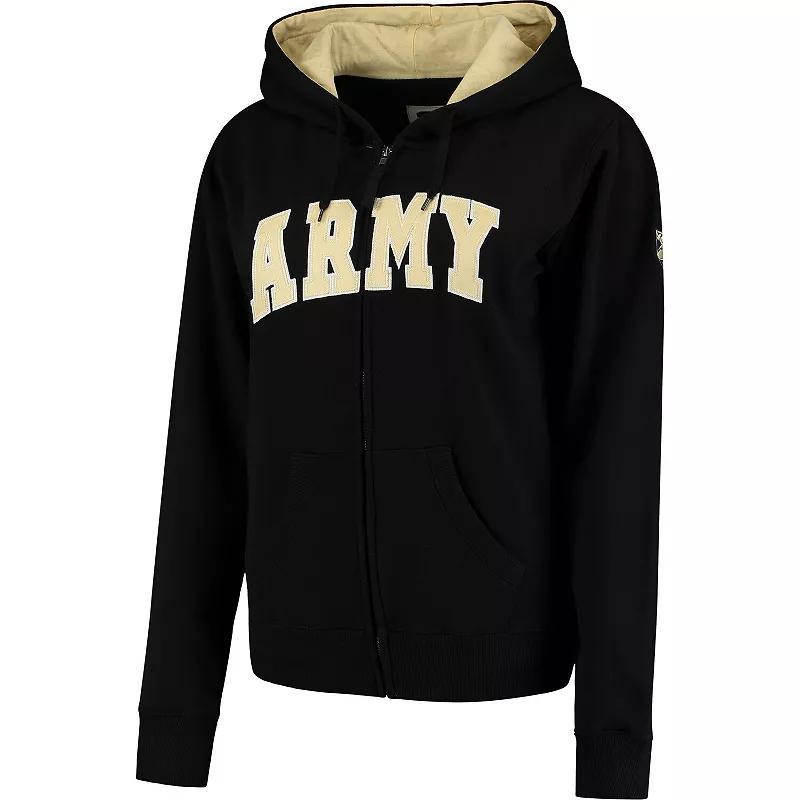 Womens Stadium Athletic Black Army Black Knights Helmet Arched Name Full-Zip Sweatshirt Product Image