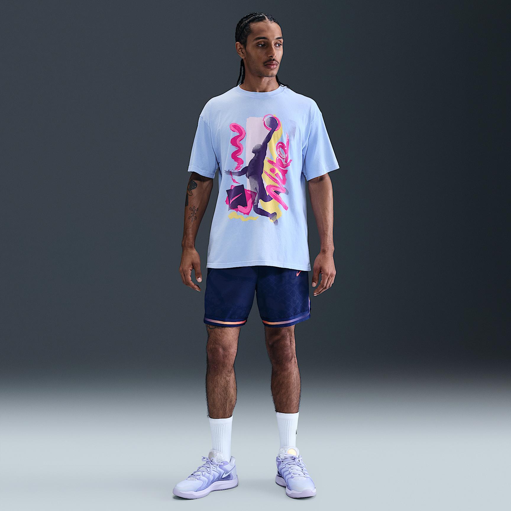Nike Mens Max90 Basketball T-Shirt | HV1697-468 Product Image