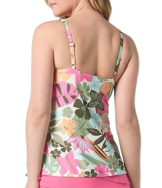 Coco Reef Classic Solids Mesh Layered Swim Skort Product Image