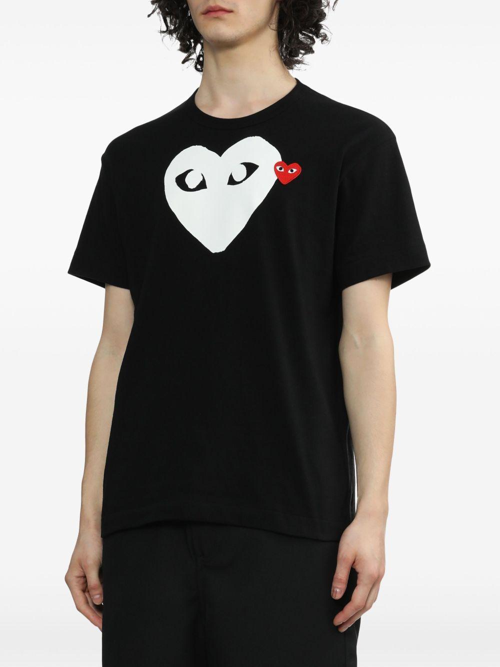 Heart Logo cotton T-shirt Product Image