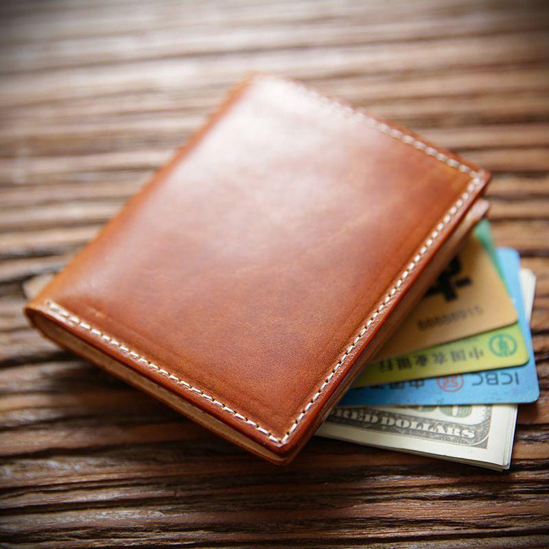 Genuine Leather Short Wallet Product Image