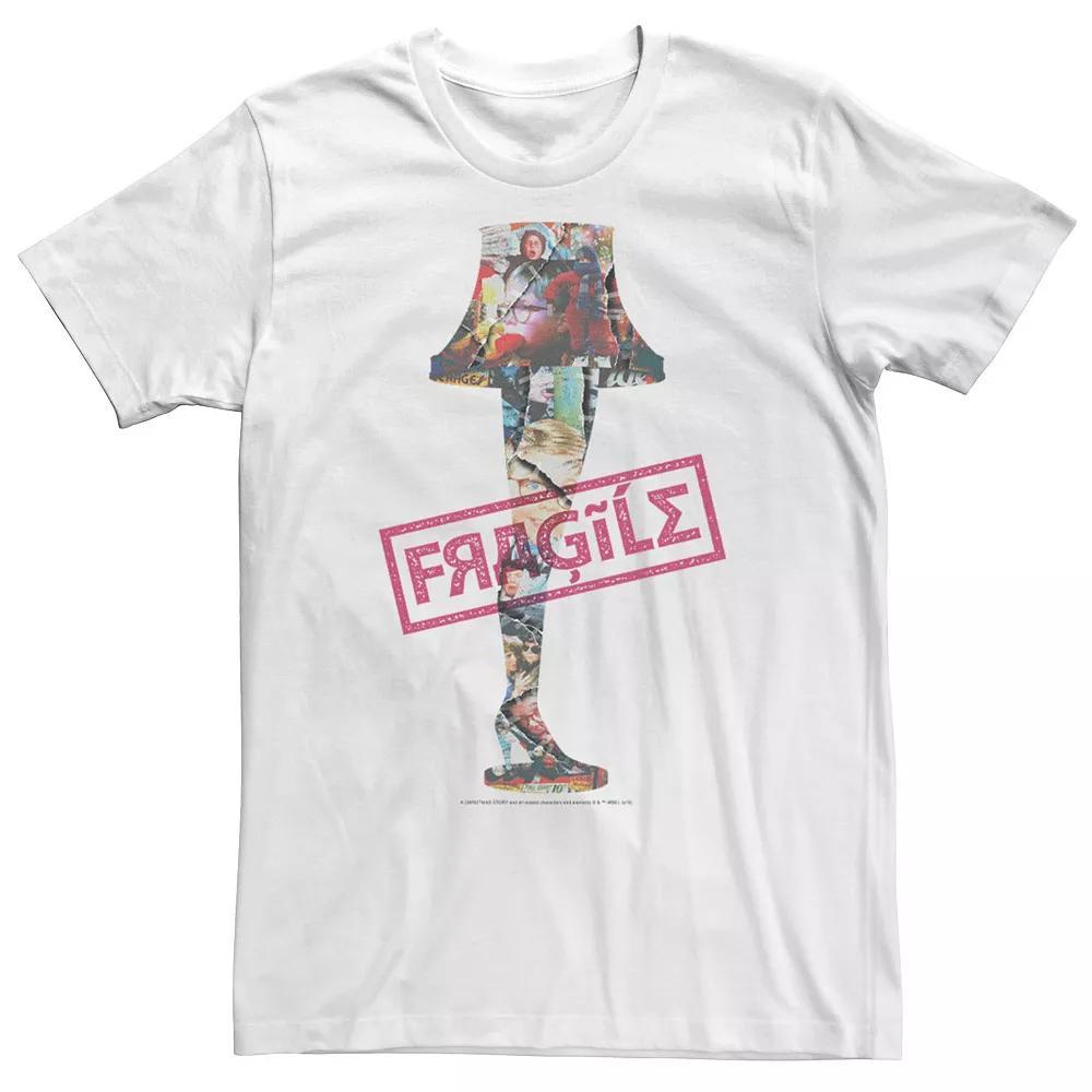 Men's Christmas Story Lamp Fragile It Must Be Italian Tee,  Product Image