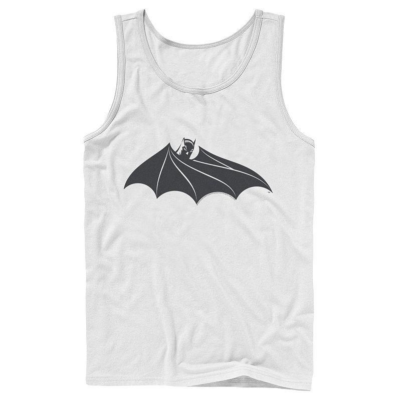 Mens DC Comics Batman Cloak Chest Logo Tank Top Product Image