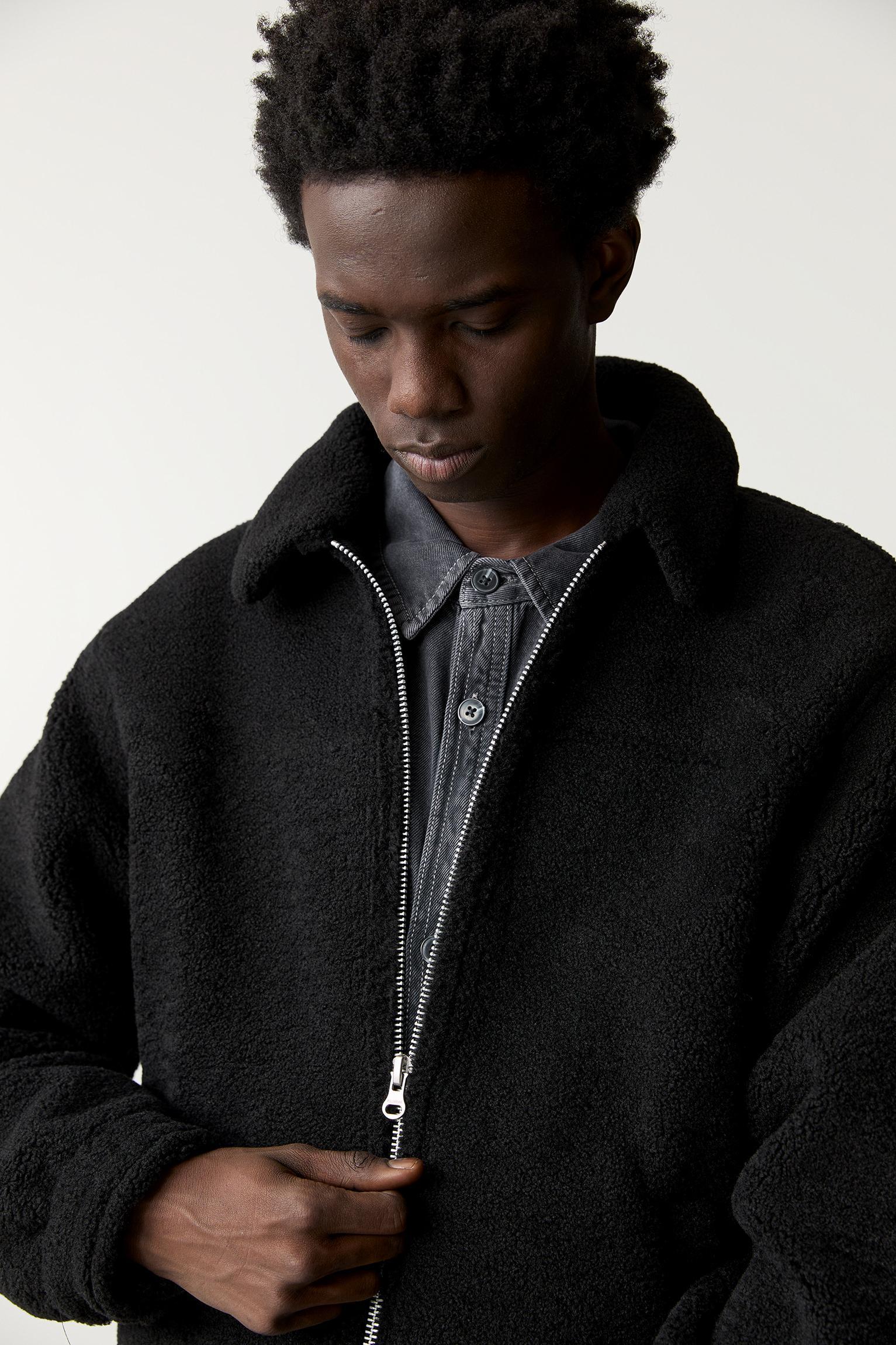 Faux shearling jacket Product Image
