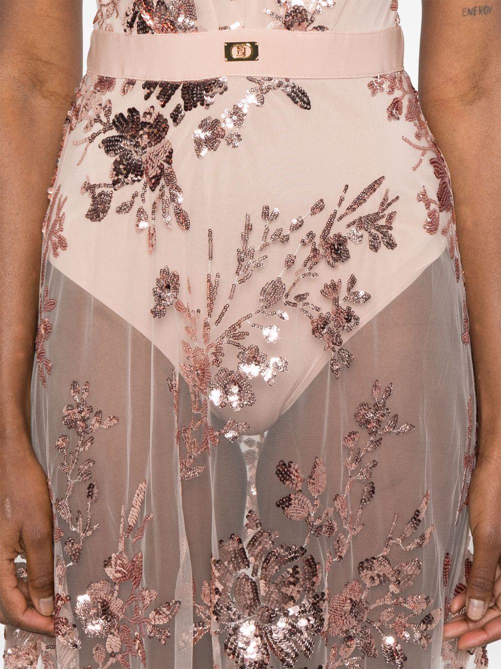 sequin-embellished gown Product Image