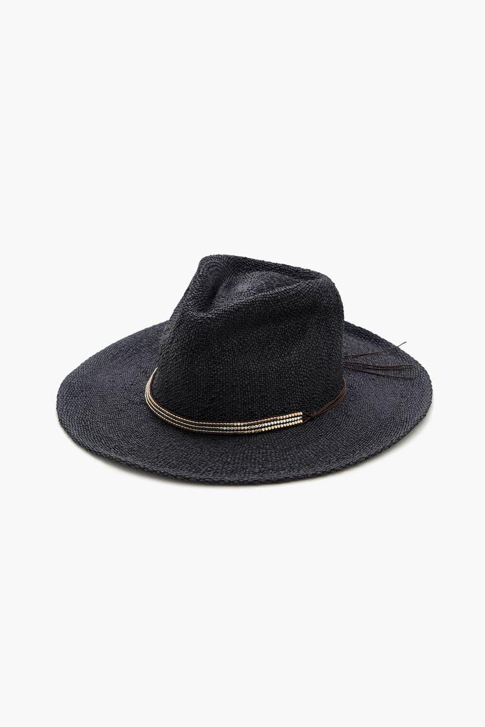 Beaded Straw Fedora | Forever 21 Product Image