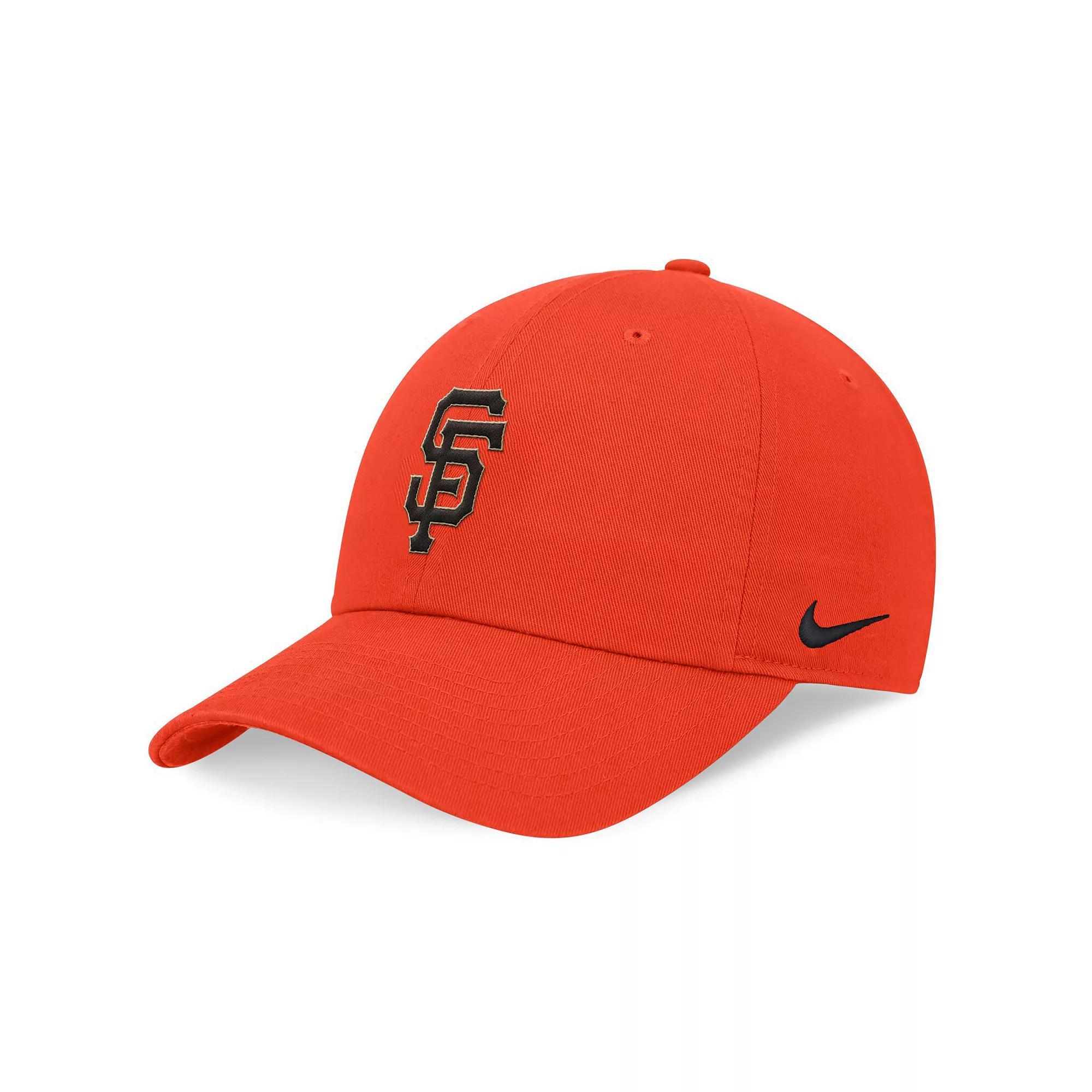 Men's Nike Orange San Francisco Giants Evergreen Club Adjustable Hat, Size: Medium/Large Product Image