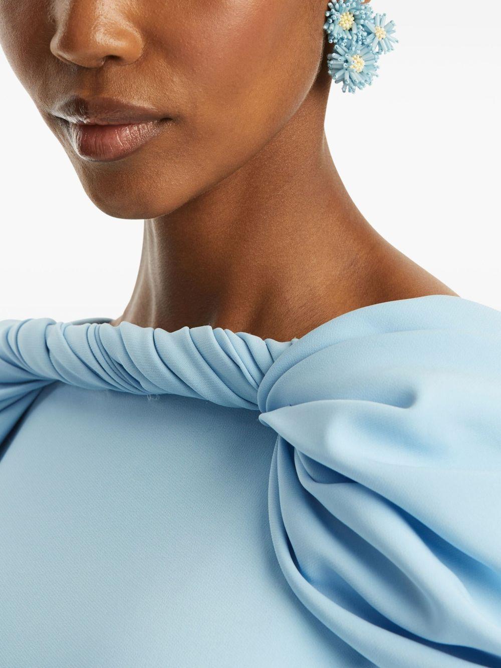 Pompom Flower earrings Product Image