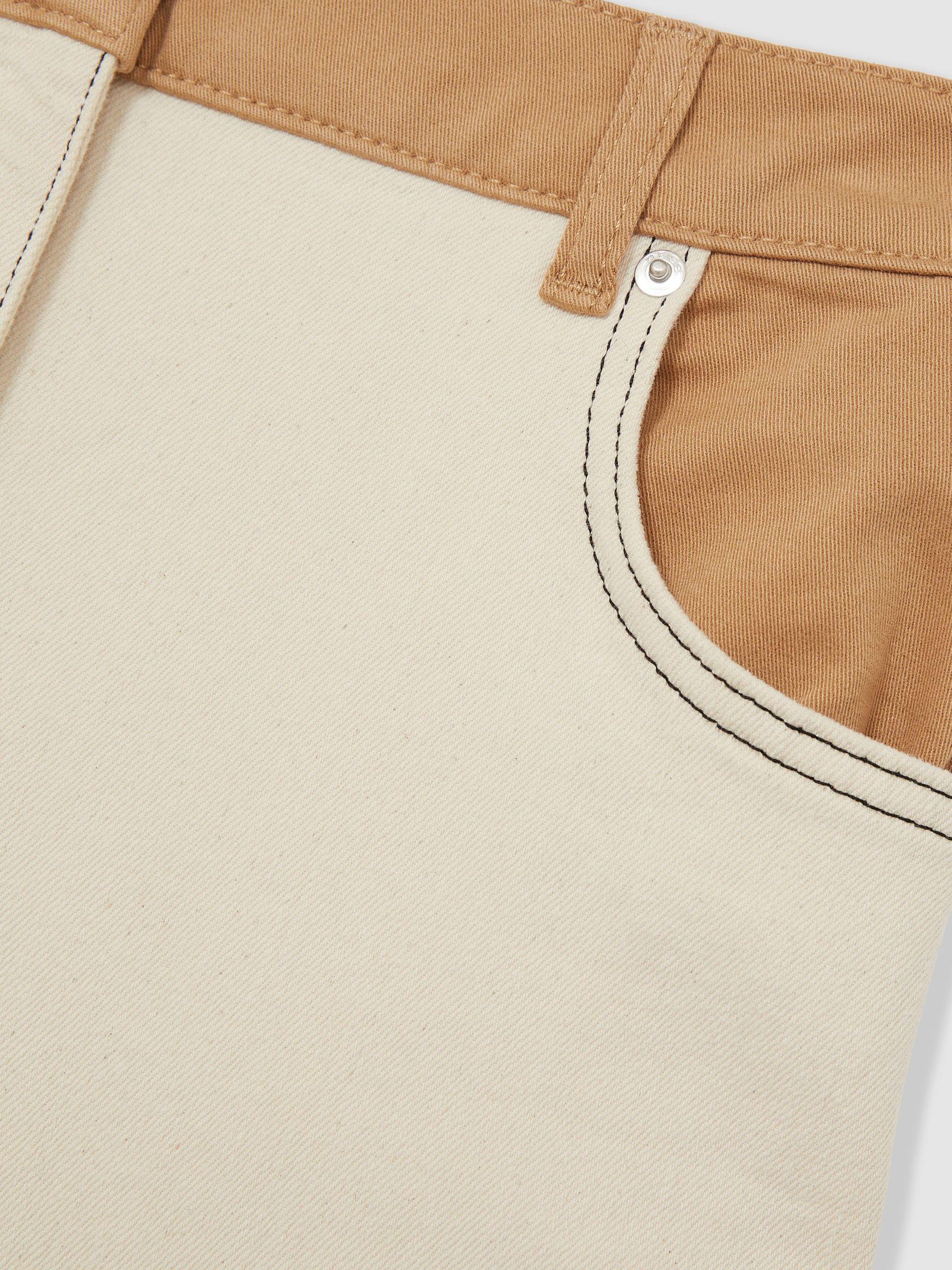 Petite Jersey Twist-Detail Midi Dress in Grey Product Image