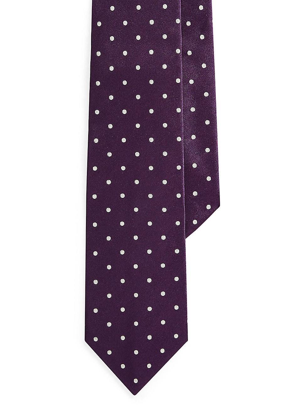 Men's Dotted Satin Tie Product Image