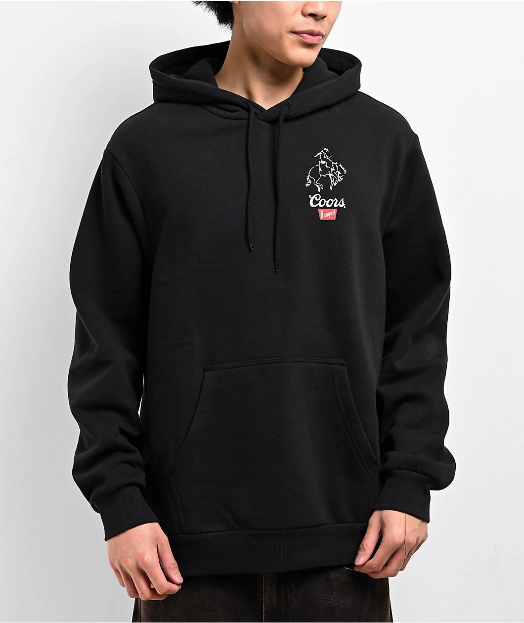 Brixton x Coors Colt Black Hoodie Product Image