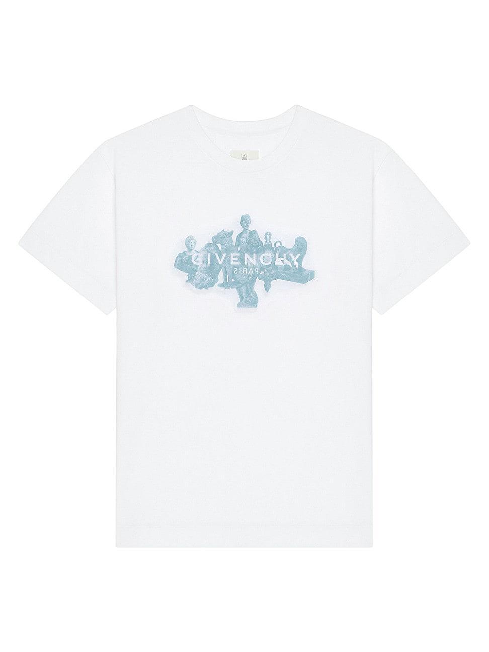 Mens Reverse T-Shirt in Cotton with Hubert Objects Product Image