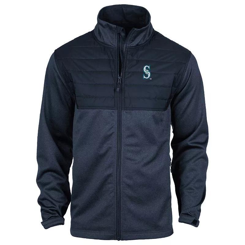 Mens Dunbrooke Heather Seattle Mariners Explorer Full-Zip Jacket Blue Product Image