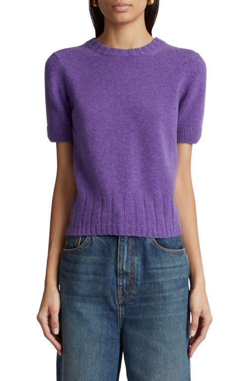 Womens Luphia Short-Sleeve Cashmere Sweater Product Image