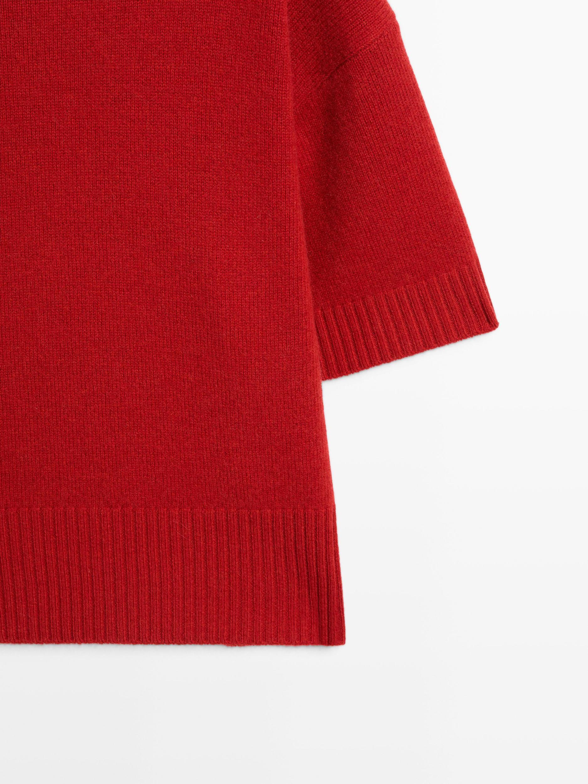 Wool blend crew neck sweater Product Image