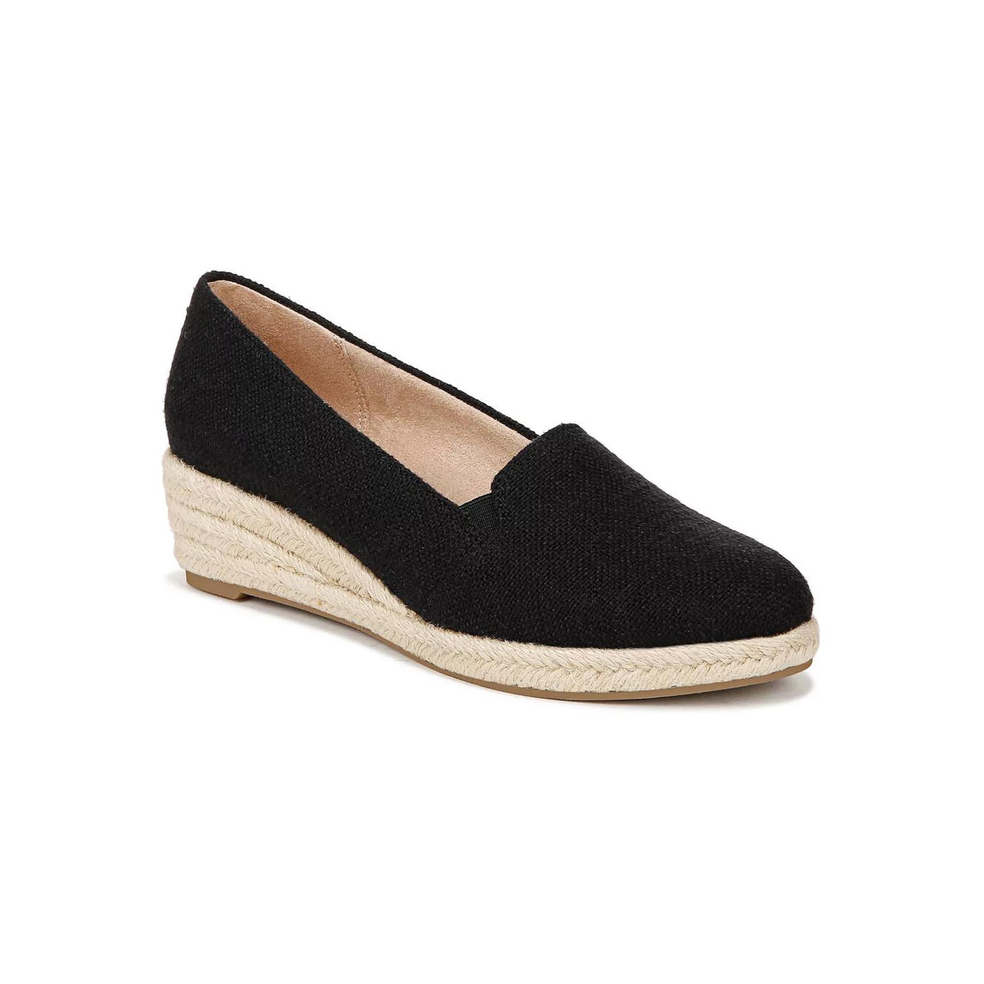 LifeStride Kamilla Women's Espadrille Wedges, Size: 8.5 Wide, Black Product Image