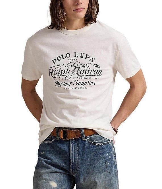 Polo Ralph Lauren Classic Fit Slub Jersey Graphic Short Sleeve T-Shirt Product Image