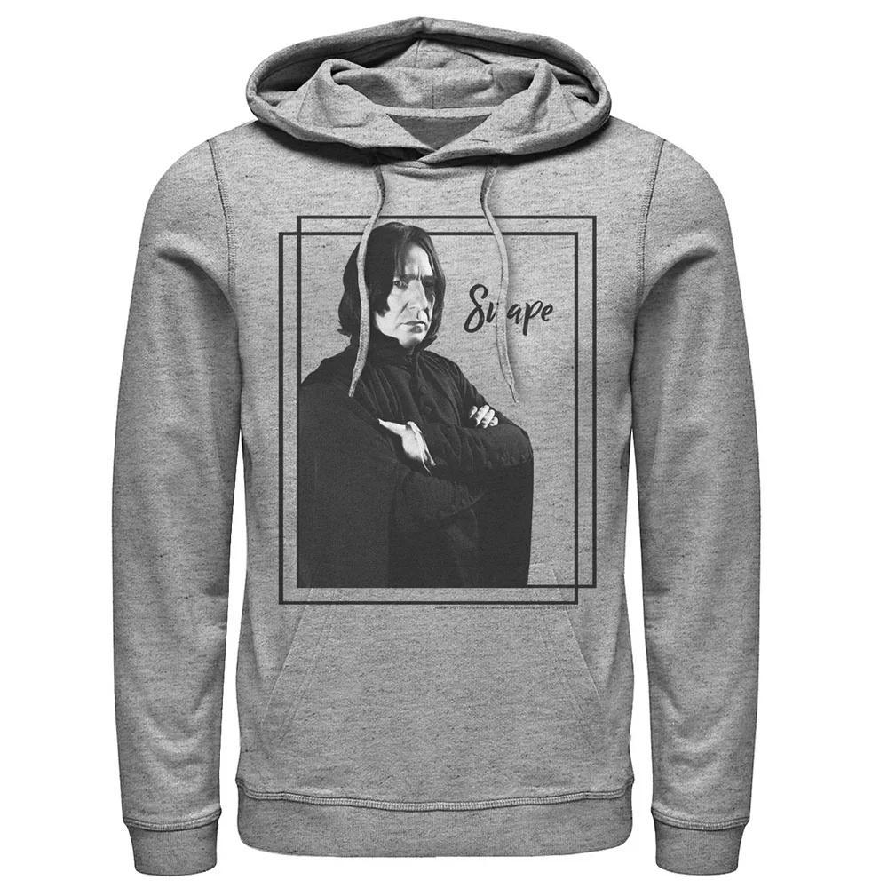Men's Harry Potter Snape Simple Framed Portrait Graphic Pullover Hoodie,  Product Image