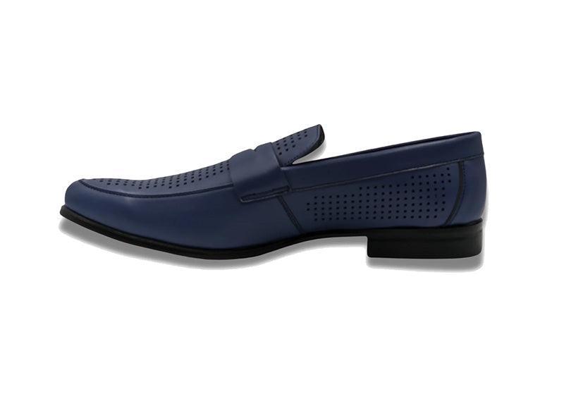 Navy Casual Summer Loafer Product Image