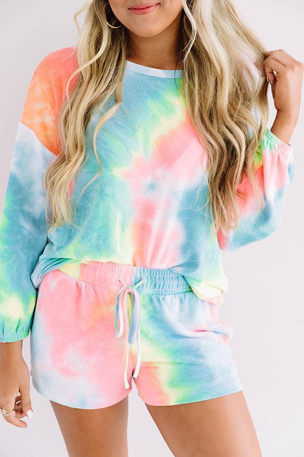 Laguna Beach Lounging Tie Dye Shift Tee Product Image