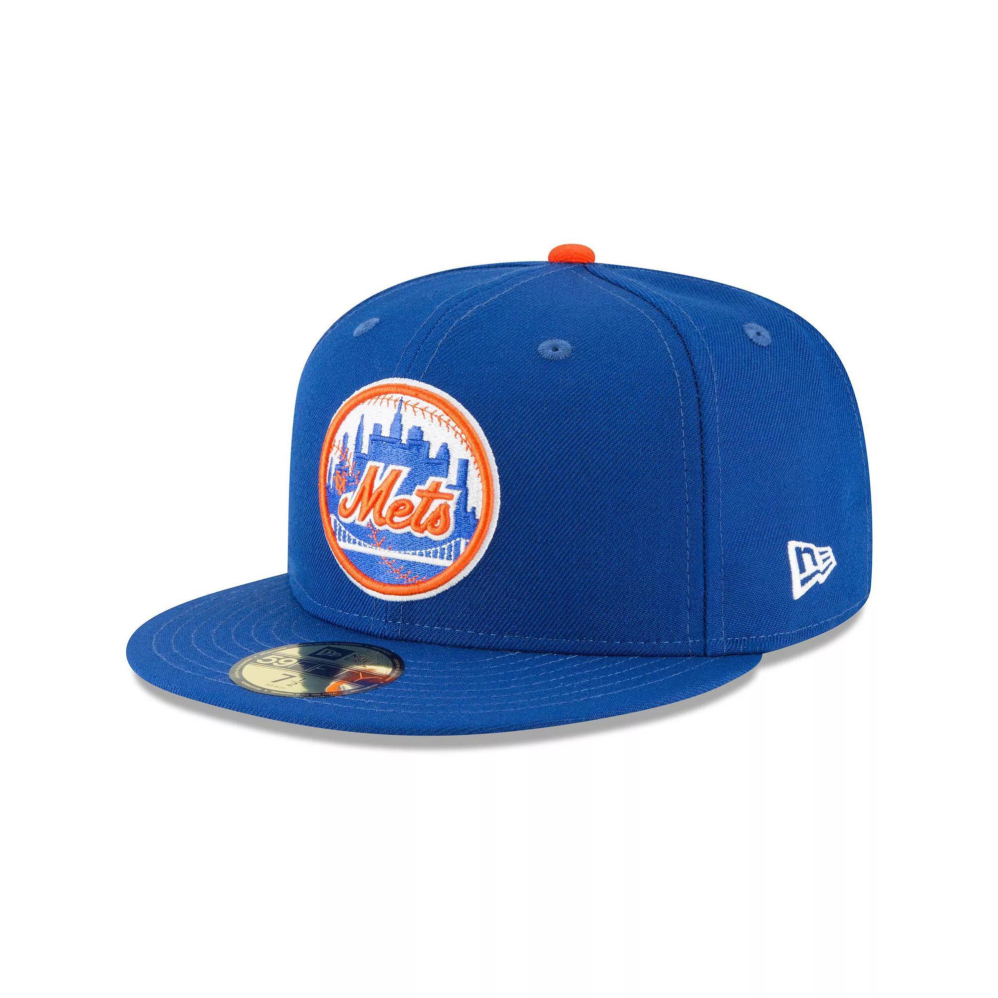 Mens New Era New York Mets Cooperstown Collection Wool 59FIFTY Fitted Hat Product Image