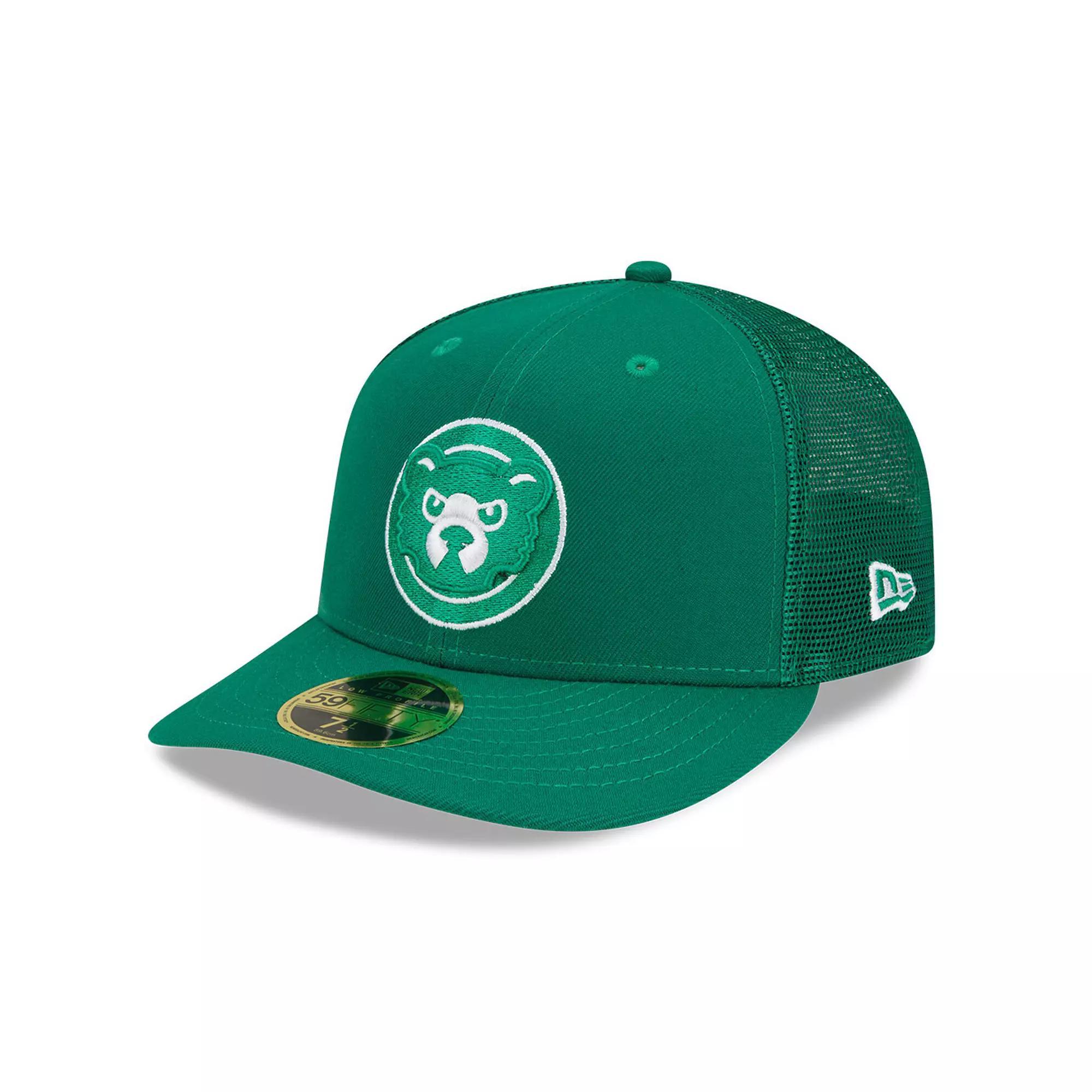 Men's New Era Green Chicago Cubs 2022 St. Patrick's Day On-Field Low Profile 59FIFTY Fitted Hat,  Product Image