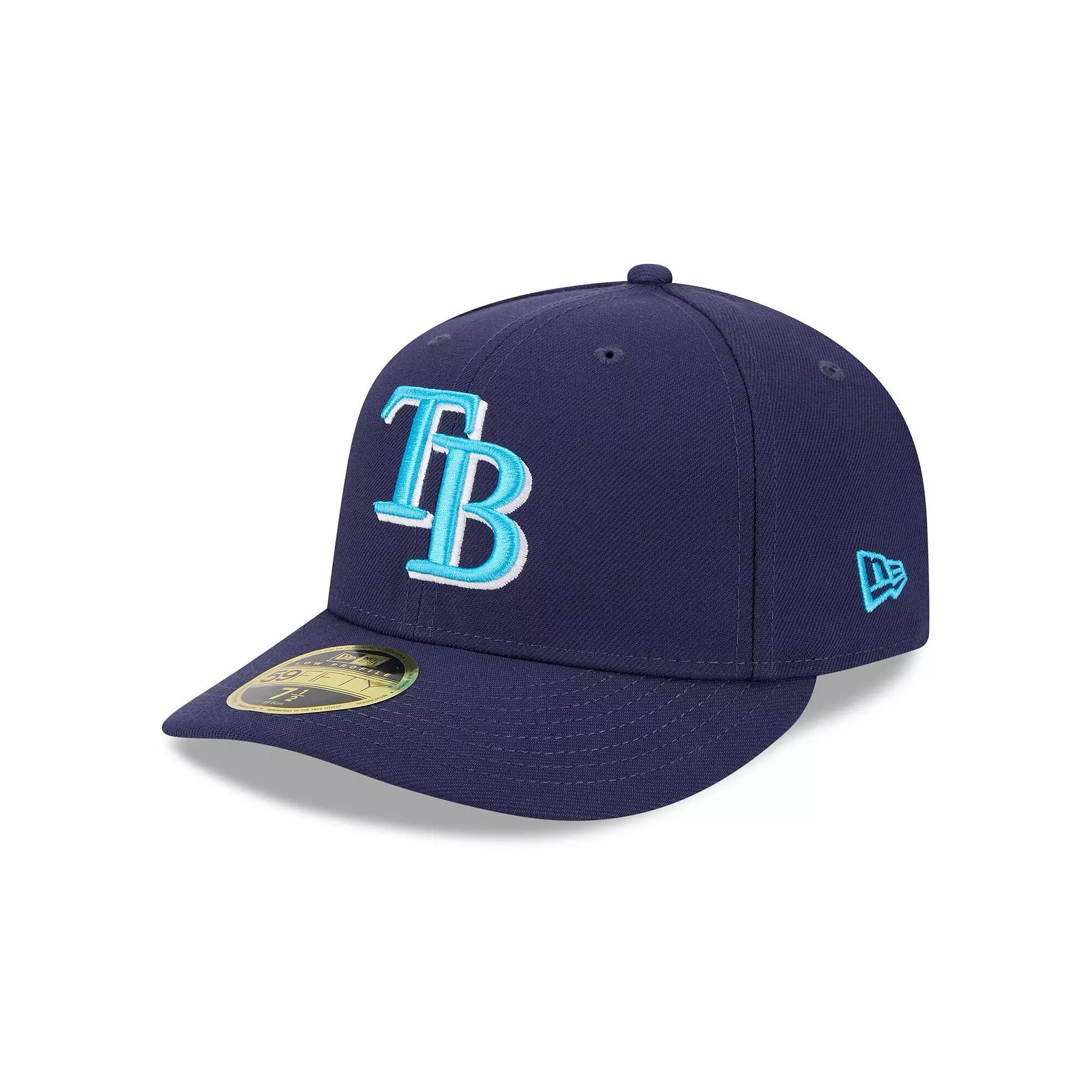 Men's New Era Navy Tampa Bay Rays 2024 Father's Day Low Profile 59FIFTY Fitted Hat,  Product Image
