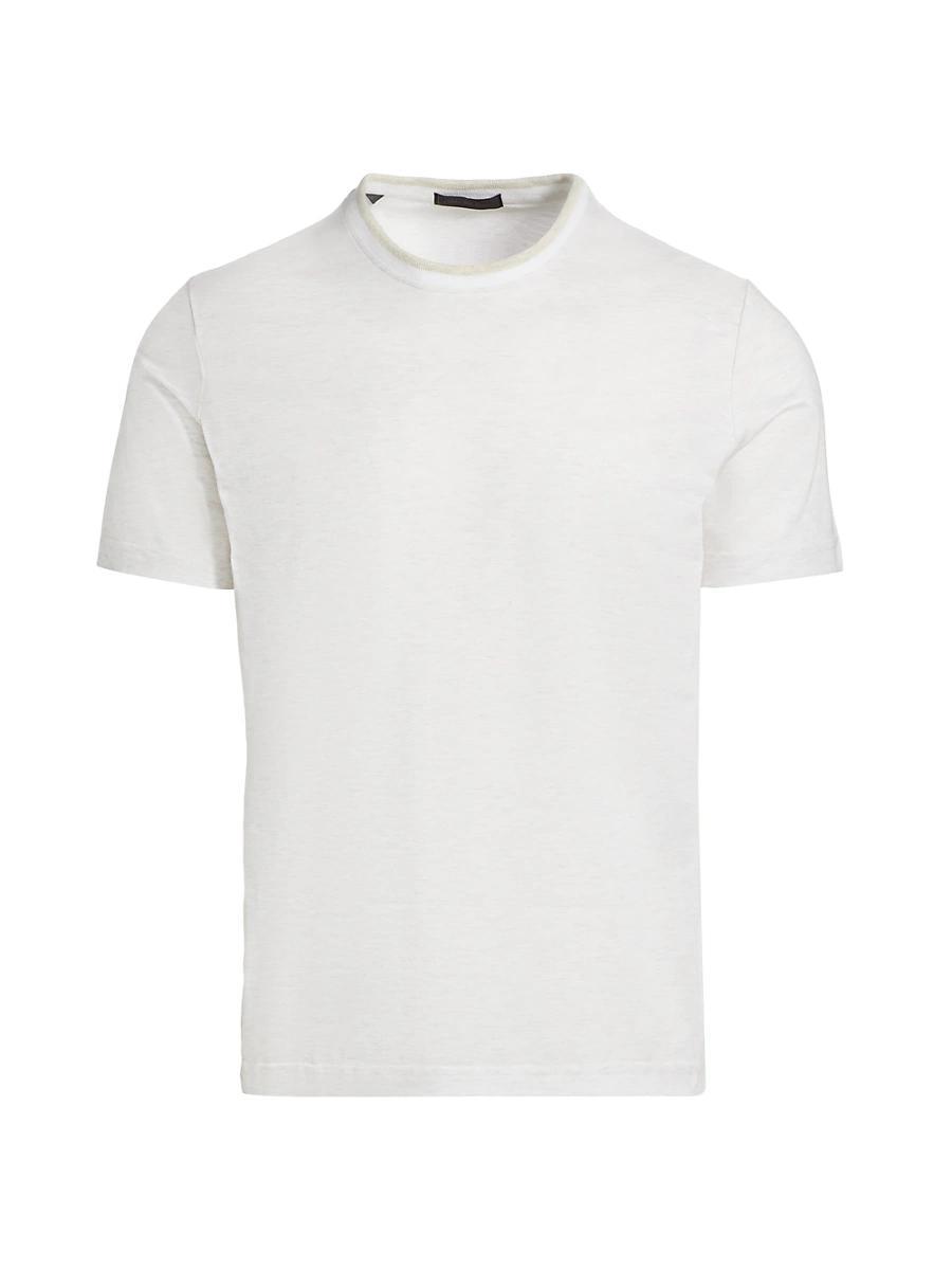 Mens COLLECTION Mlange Cotton T-Shirt Product Image