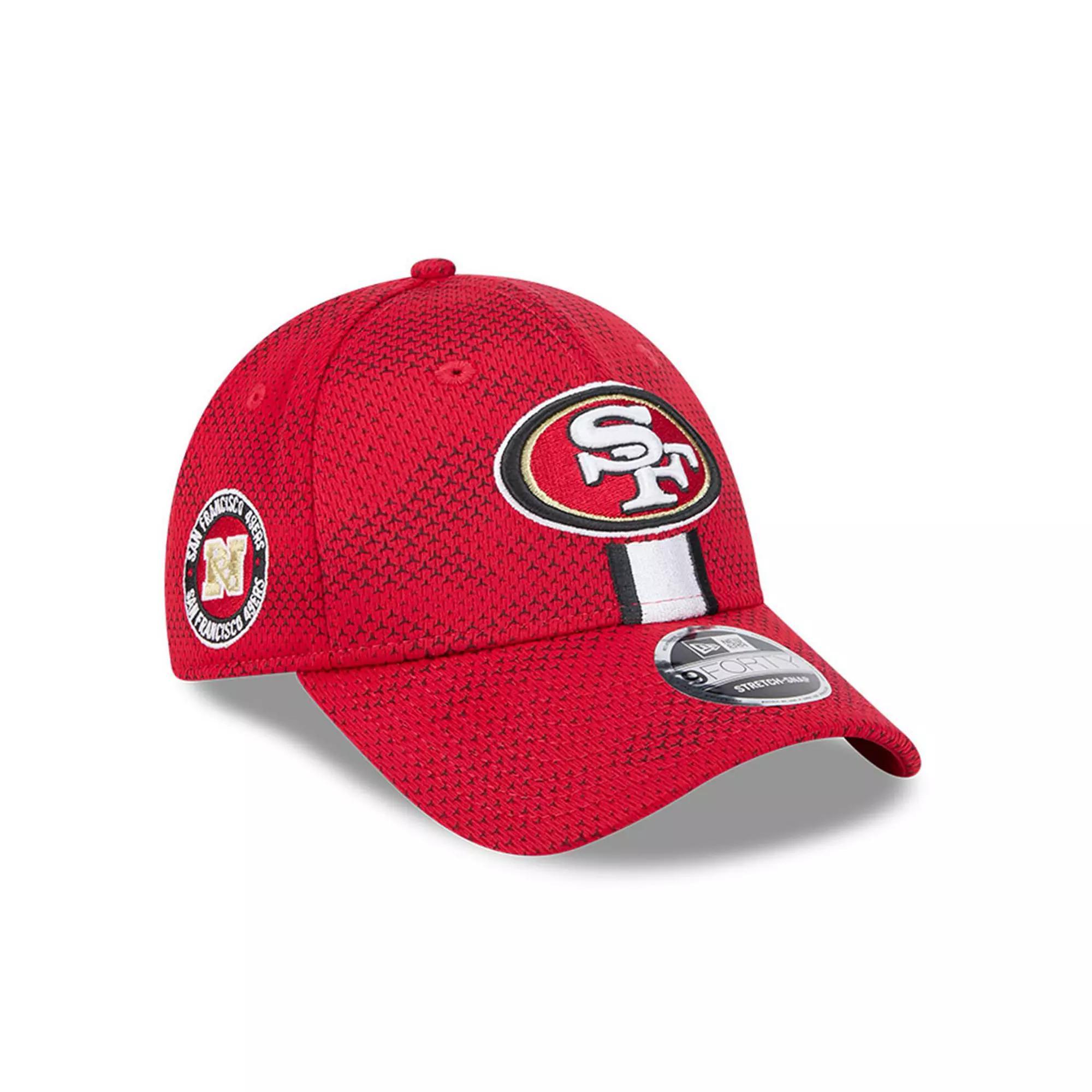 Men's New Era Scarlet San Francisco 49ers 2024 Sideline 9FORTY Stretch-Snap Hat, Red Product Image