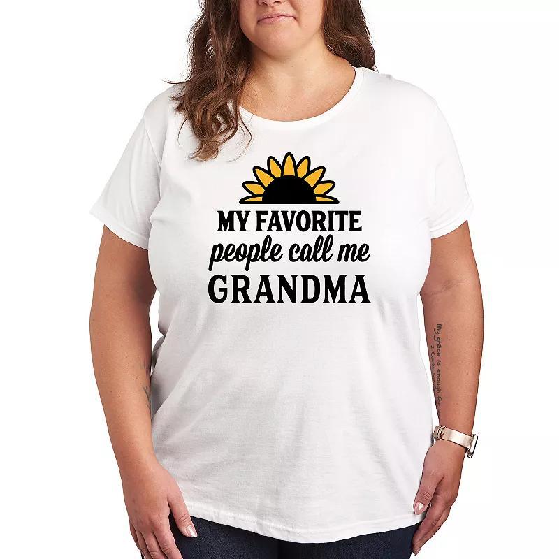 Plus Favorite People Grandma Graphic Tee, Womens Product Image