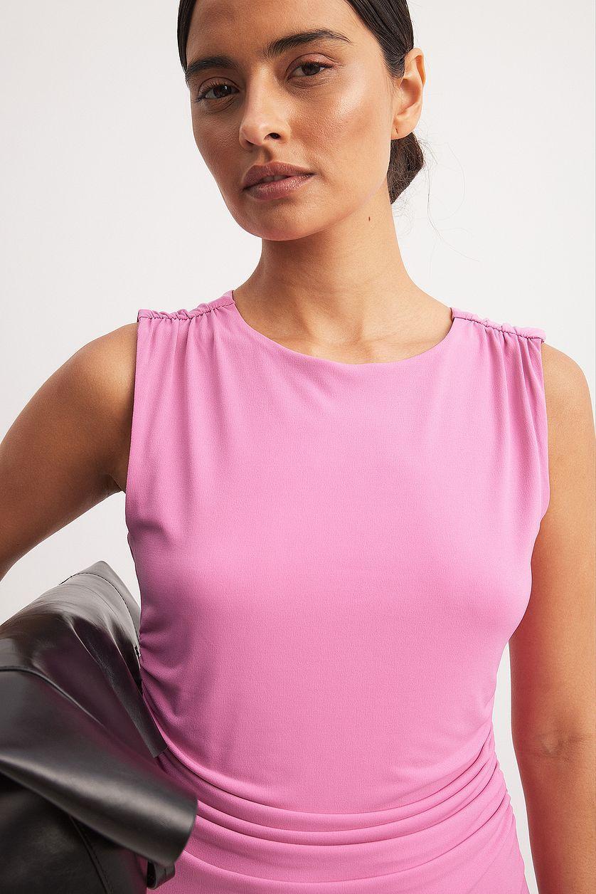 Draped Mini Dress Product Image