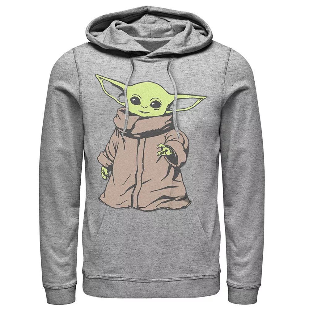 Men's The Mandalorian Grogu Comic-Book Style Graphic Hoodie,  Product Image