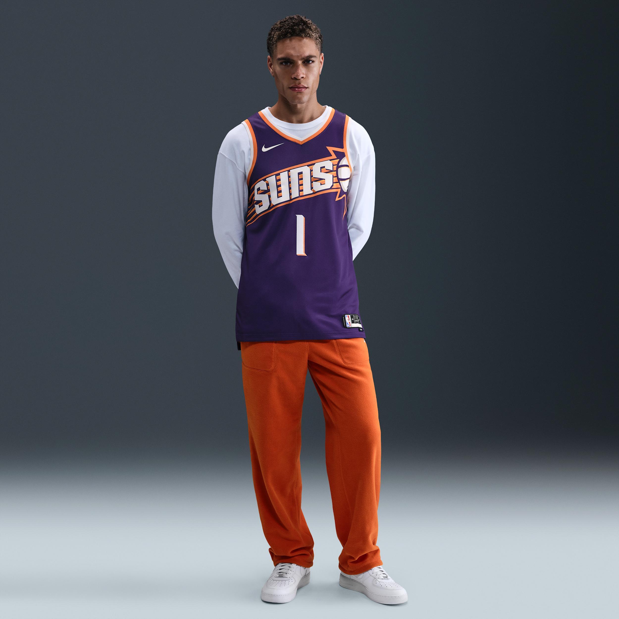 Phoenix Suns Icon Edition Nike Mens Dri-FIT NBA Swingman Jersey | DV4855-566 Product Image