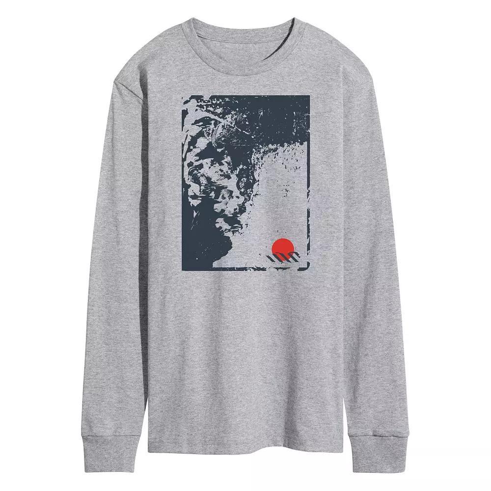 Men's Abstract Slick Graphic Tee, Size: XXL, Gray Product Image