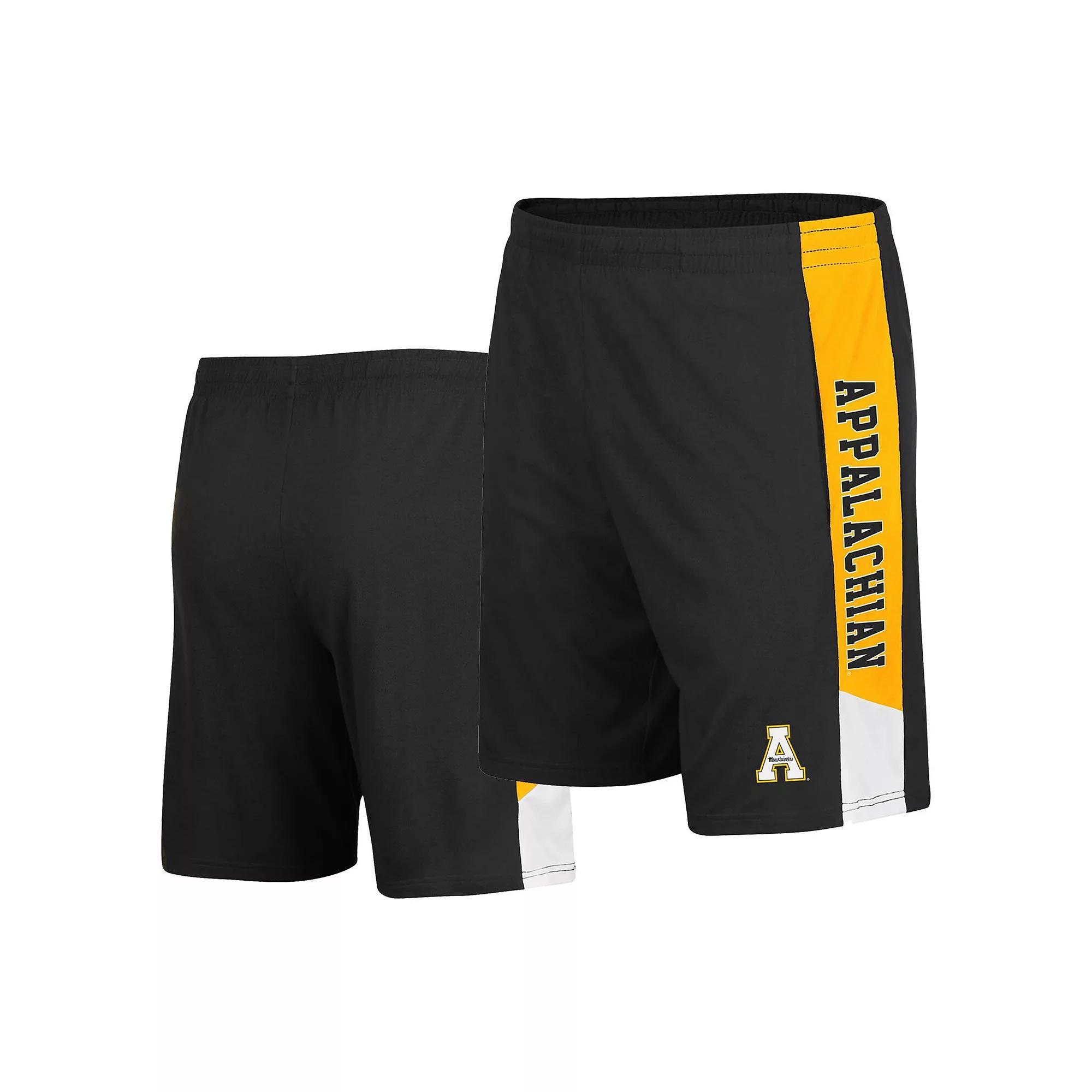 Men's Colosseum Black Appalachian State Mountaineers Wonkavision Shorts, Size: Small, App Black Product Image