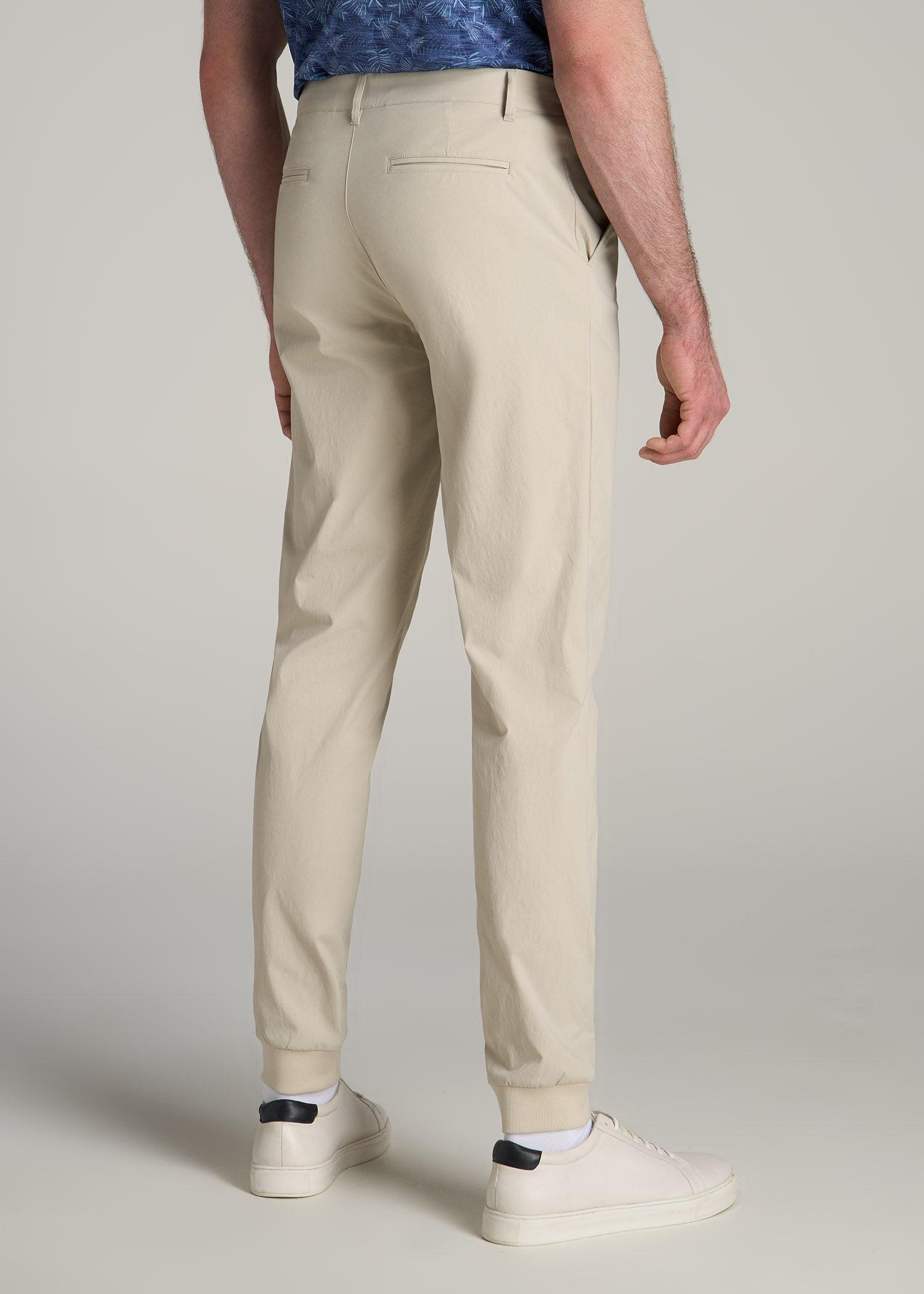 Tall Men's Traveler Joggers in Stone Male Product Image