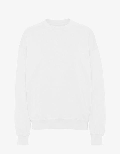 Organic Oversized Crew - Optical White Product Image